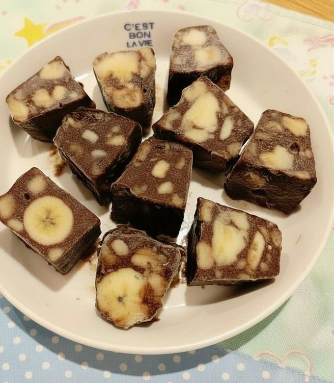 ココアで節約！超簡単チョコバナナアイス-レシピのメイン写真