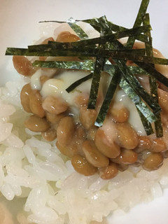 納豆とチーズフォンデュのご飯-レシピのメイン写真