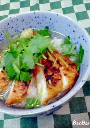野菜入りさつま揚げの香ばし出し茶漬け-レシピのメイン写真