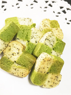 紅茶と抹茶のアイスボックスクッキー-レシピのメイン写真