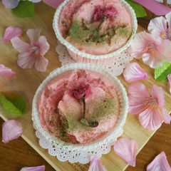 さくら風味の蒸しぱん-レシピのメイン写真