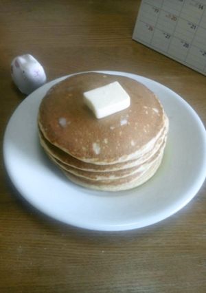 大豆粉とフスマ粉のパンケーキ-レシピのメイン写真