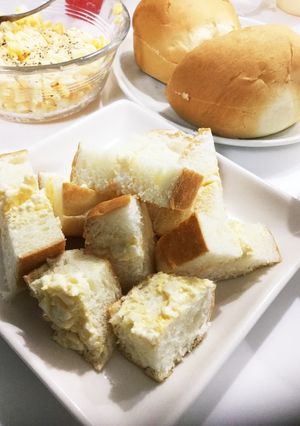 <離乳食後期>豆腐入りたまごサンドイッチ-レシピのメイン写真