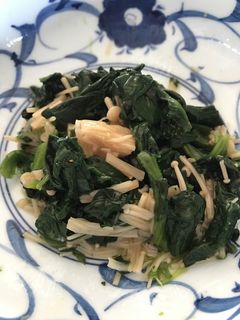 ほうれん草のなめ茸和え-レシピのメイン写真
