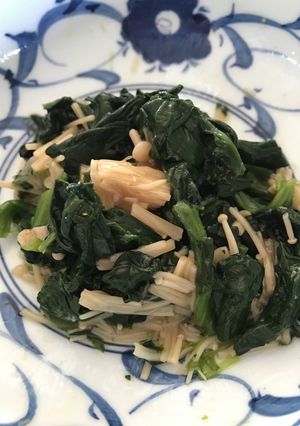 ほうれん草のなめ茸和え-レシピのメイン写真