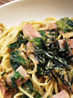 海苔佃煮マヨパスタ-レシピのメイン写真
