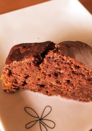 豆腐入りショコラオレンジパウンドケーキ-レシピのメイン写真