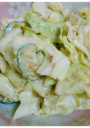 野菜2つで簡単☆味噌マヨサラダ-レシピのメイン写真