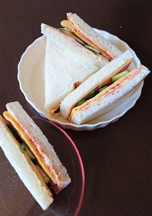 父の卵焼きサンド♪-レシピのメイン写真