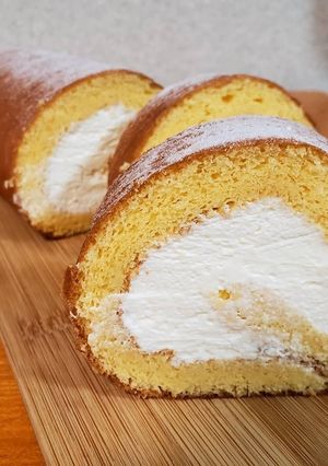 ロールケーキ-レシピのメイン写真