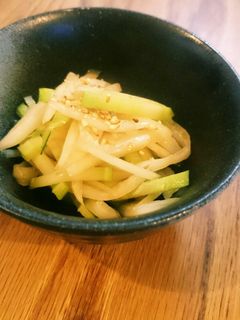 かぶの皮とブロッコリーの茎きんぴら-レシピのメイン写真