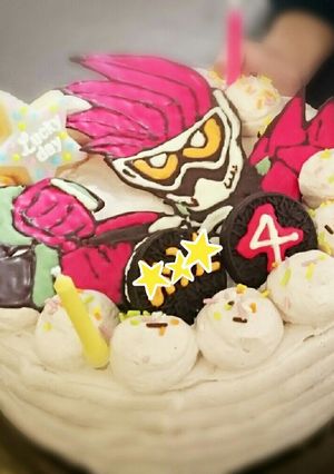 エグゼイド キャラケーキ(^^)-レシピのメイン写真