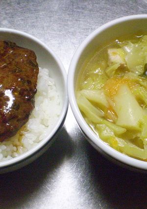 さんま丸ごとぽーぽー揚げスープご飯-レシピのメイン写真