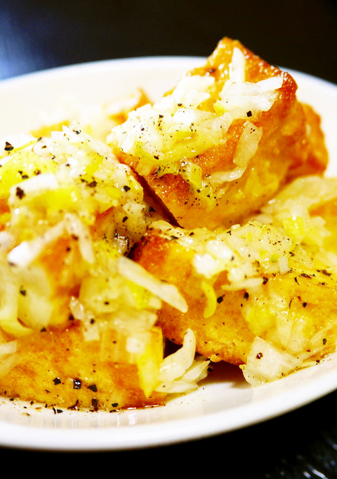 レモン風味でさっぱり！厚揚げのねぎ塩だれ-レシピのメイン写真