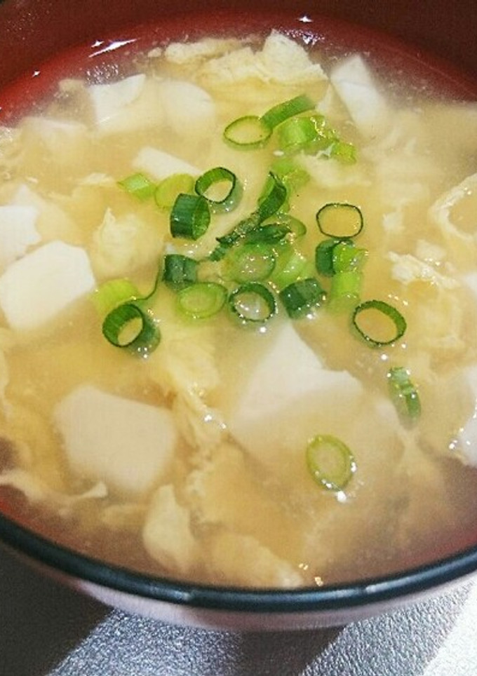 我が家のかきたま汁-レシピのメイン写真