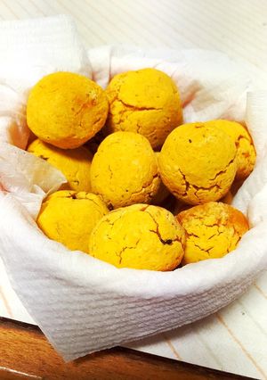材料3つ!米粉かぼちゃのおやつ-レシピのメイン写真