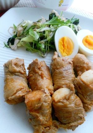 厚揚げの豚肉巻き-レシピのメイン写真
