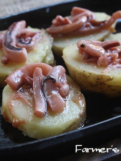 じゃがバターイカの塩辛のせ-レシピのメイン写真