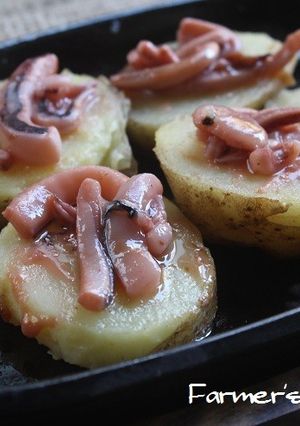 じゃがバターイカの塩辛のせ-レシピのメイン写真