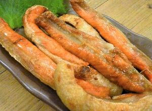 魚焼きグリルで♪鮭ハラスの美味しい焼き方-レシピのメイン写真