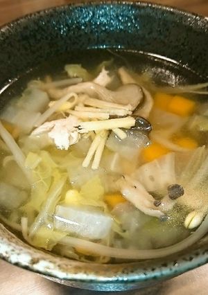 野菜たっぷりあったか生姜スープ-レシピのメイン写真