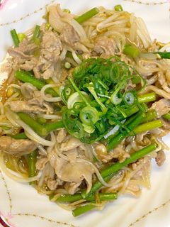 簡単節約なあんかけ豚肉野菜炒め-レシピのメイン写真