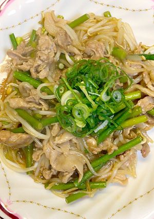 簡単節約なあんかけ豚肉野菜炒め-レシピのメイン写真