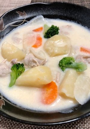 ☆米粉で簡単！あったか♡こめこシチュー♪-レシピのメイン写真