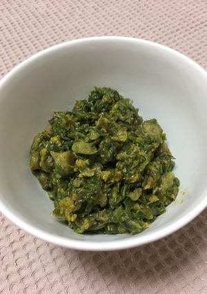 液体みそで！ふきのとう味噌-レシピのメイン写真
