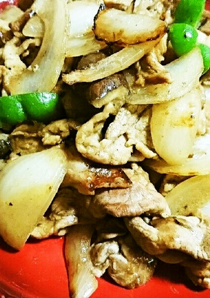 豚こま肉と玉ねぎのカレー炒め-レシピのメイン写真