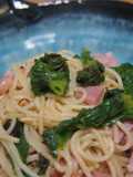 ふきのとうの和風パスタ