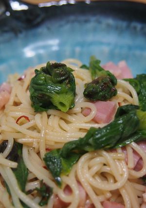 ふきのとうの和風パスタ-レシピのメイン写真