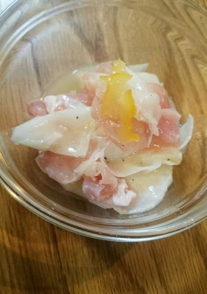 かぶと生ハムのゆず風味マリネ-レシピのメイン写真