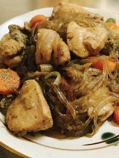 簡単!焼肉のタレで作るチムタク風甘辛煮-レシピのメイン写真