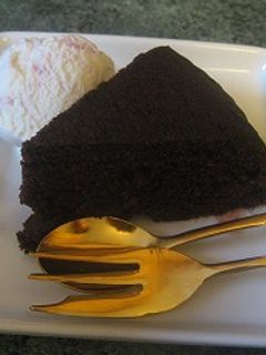 ❤電子レンジでチョコレートケーキ-レシピのメイン写真
