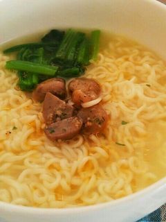 アヒージョラーメン-レシピのメイン写真