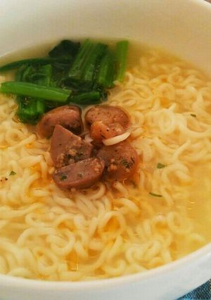 アヒージョラーメン-レシピのメイン写真