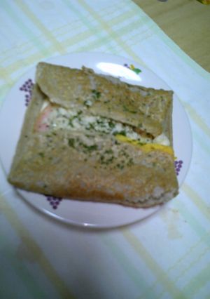 おからとそば粉でガレット♪朝食にぴったり-レシピのメイン写真
