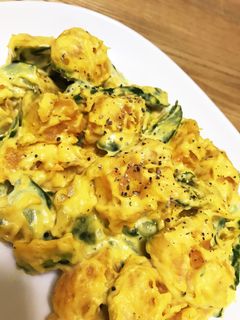 かぼちゃでホクホク☆カレーマヨサラダ-レシピのメイン写真
