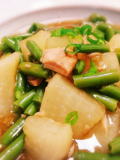 圧力鍋で簡単汁だく大根とツナ缶の煮物!-レシピのメイン写真