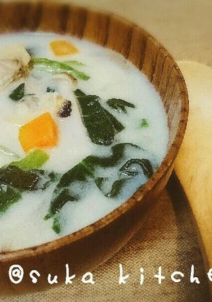 具沢山♪ほうれん草のクラムチャウダー-レシピのメイン写真