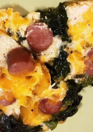 フライパンでキッシュ☆生クリーム無し-レシピのメイン写真