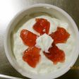 簡単 花のヨーグルト