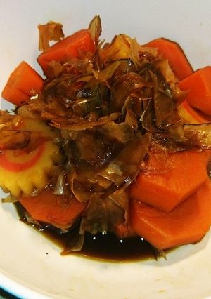 【和】人参の鰹節煮-レシピのメイン写真