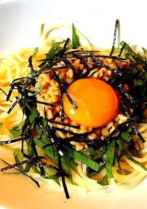 楽チン☆クセになる納豆スパゲティ☆-レシピのメイン写真