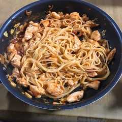鶏胸肉のトマトパスタ(筋肉飯)-レシピのメイン写真