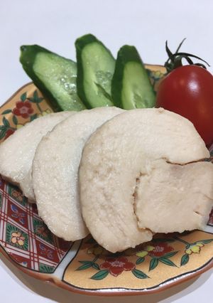 鶏ハム☆にんにく醤油味-レシピのメイン写真