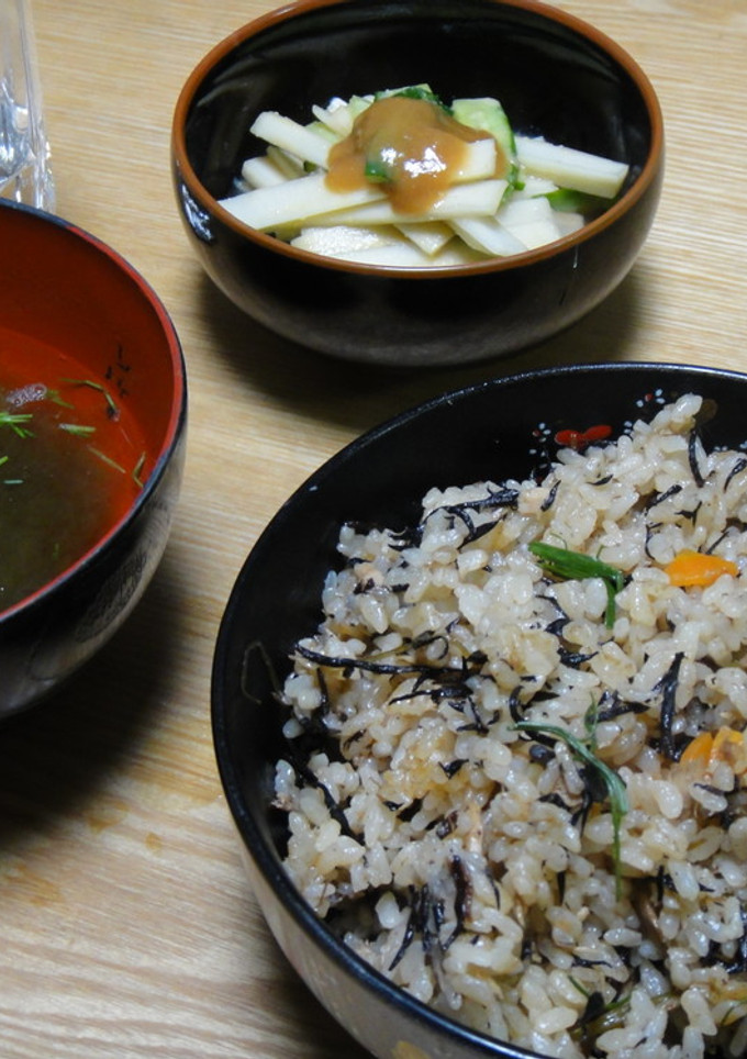 シーチキンとヒジキの炊き込みご飯-レシピのメイン写真