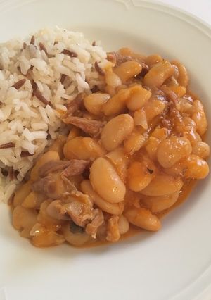 白いんげん豆(白花豆)の煮込み☆トルコ-レシピのメイン写真