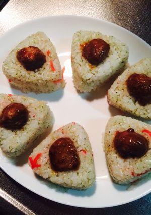 お好み焼き味のおにぎり-レシピのメイン写真